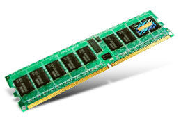 TS256MQR72V6U - Transcend TRANSCEND MEMORY 2GB DDR2 667 MHZ (PC2 5300) ECC REGISTERED DIMM 2RANK, SERVER M