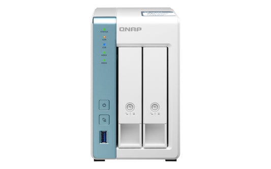 QNAP TS-231P3 NAS Tower Ethernet LAN Turquoise, White AL314