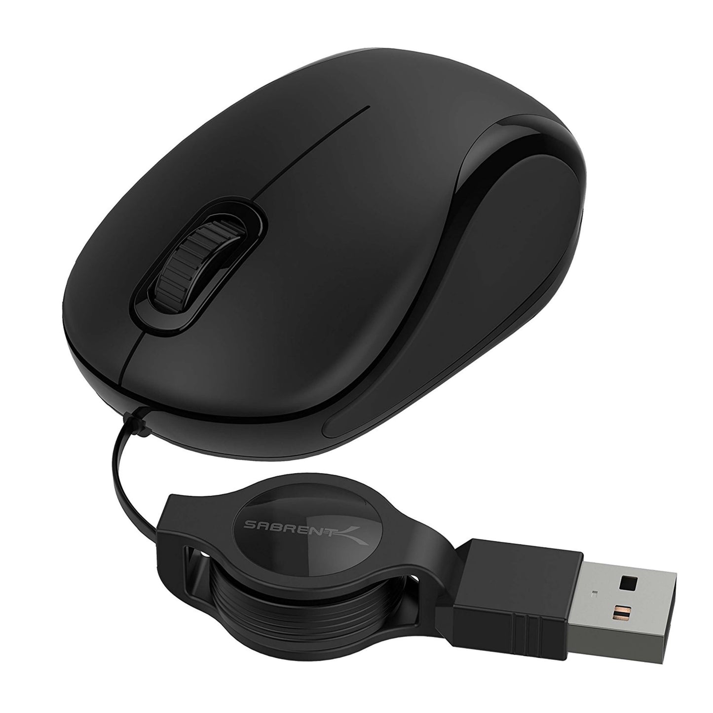 Sabrent MS-OPMN mouse Ambidextrous USB Type-A Optical 1200 DPI