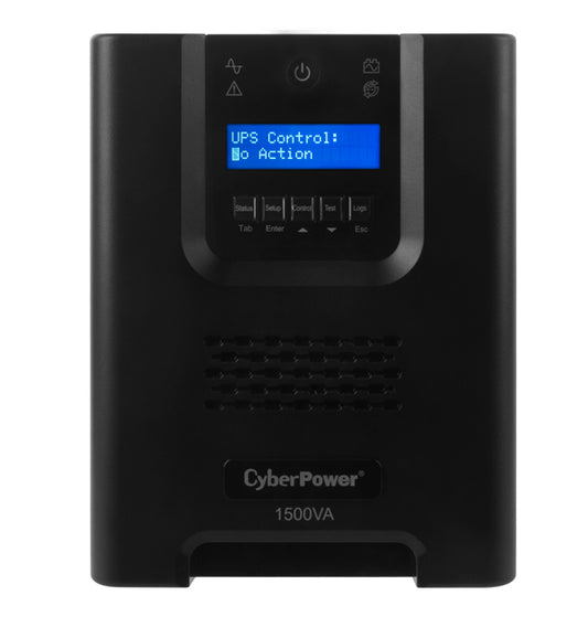 CyberPower PR1500LCD uninterruptible power supply (UPS) Line-Interactive 1.5 kVA 1050 W 8 AC outlet(s)