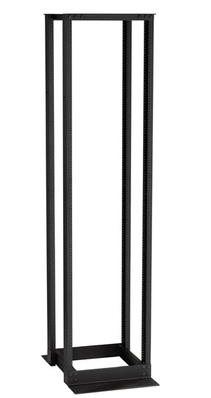 FLEX DEPTH RACK - 45U, 4-POST, 20.25"W X 17.72 TO 41.34"D, M6 MOUNTING, 2500-LB.