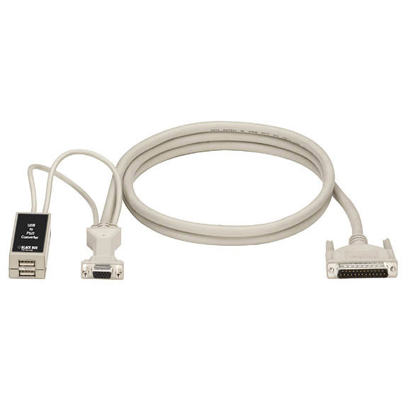 KVM USER CABLE - DB25, VGA, USB, 1-FT. (0.3-M), GSA, TAA