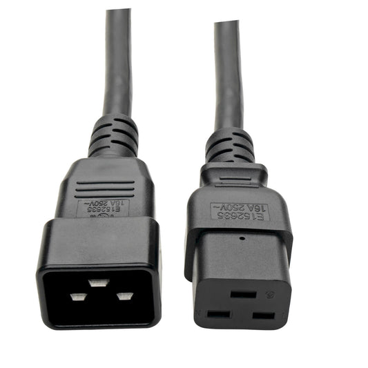 P036-003-15A - Tripp Lite 3FT POWER CORD EXTENSION CABLE C19 TO C20 HEAVY DUTY 15A 14AWG