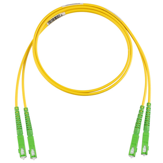 Panduit F92ERANB1SNM002 fiber optic cable 78.7" (2 m) SC/APC LC/APC OFNR OS2 Yellow