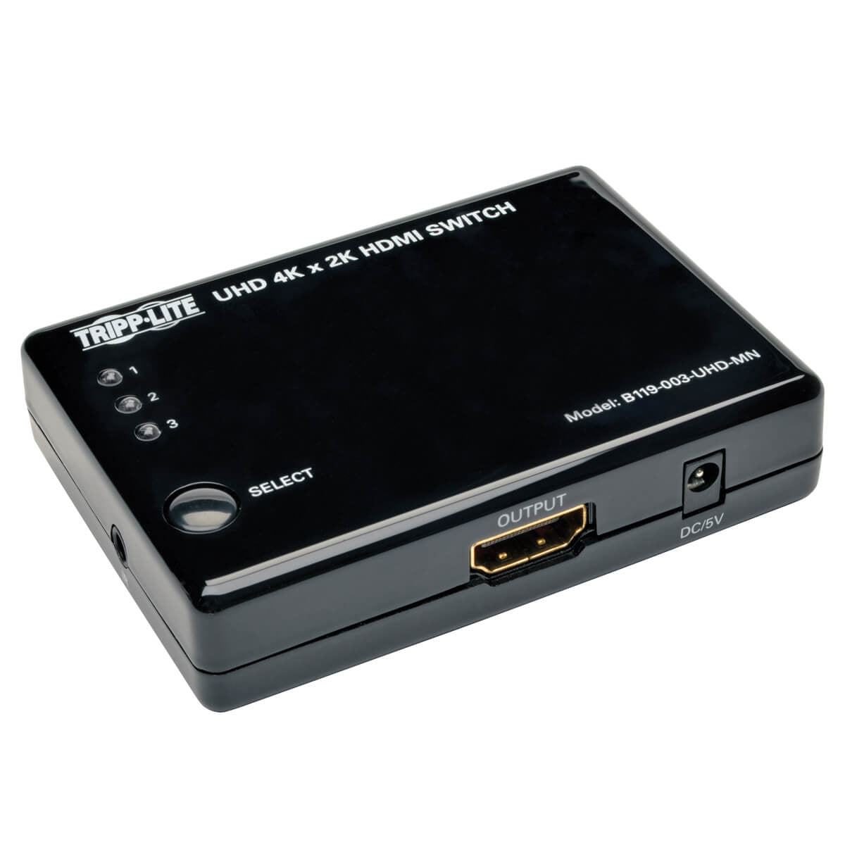 3 PORT HDMI MINI SWITCH FOR VIDEO AND AUDIO 4K X 2K UHD 24/30 HZ