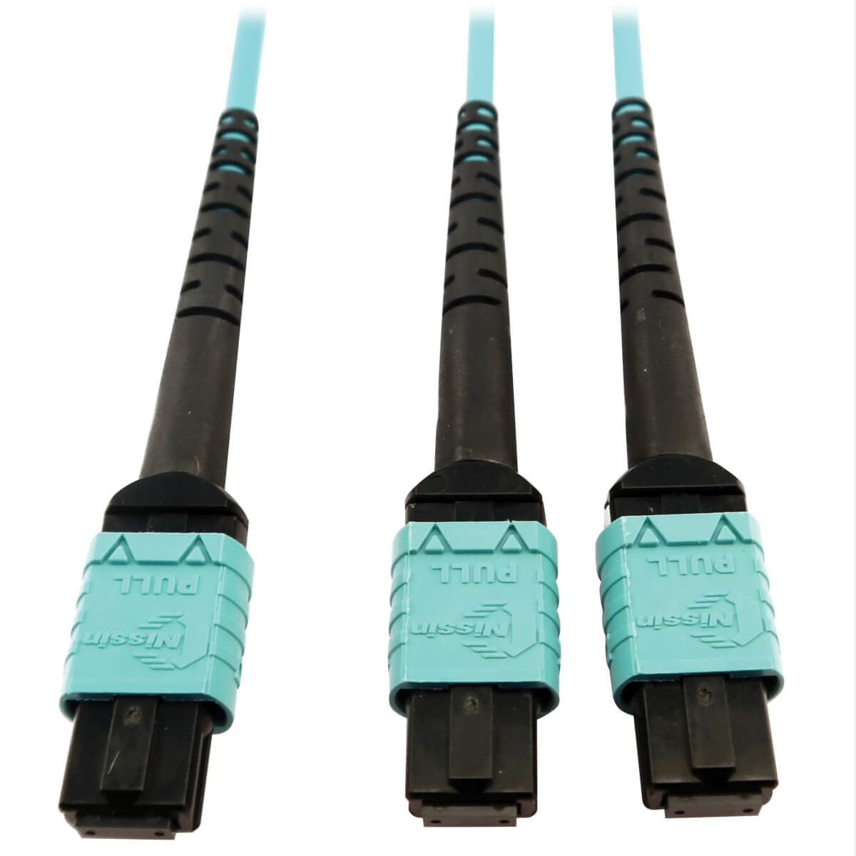 Tripp Lite N846D-05M-24BAQ fiber optic cable 196.9" (5 m) MTP OFNP OM4 Aqua color