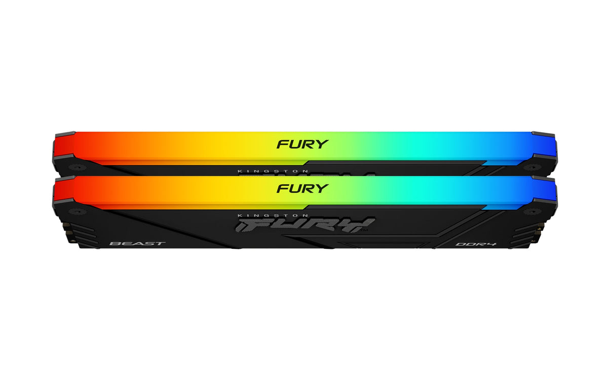 KF432C16BB2AK2/16 - Kingston FURY Beast RGB 16GB DDR4-3200 CL16 Desktop Memory
