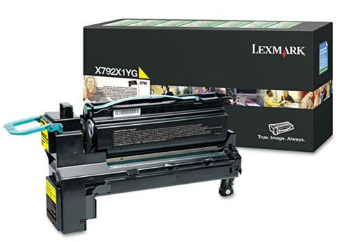 X792X1YG Toner yellow, 20K pages