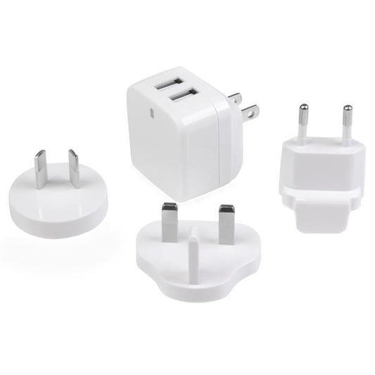 USB2PACWH - StarTech.com CHARGE A TABLET AND A PHONE SIMULTANEOUSLY, ALMOST ANYWHERE AROUND THE WORLD - D