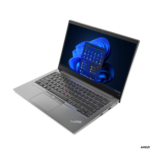 Lenovo ThinkPad E14 5625U Notebook 14" Full HD AMD Ryzenâ„¢ 5 8 GB DDR4-SDRAM 256 GB SSD Wi-Fi 6 (802.11ax) Windows 11 Pro Metallic