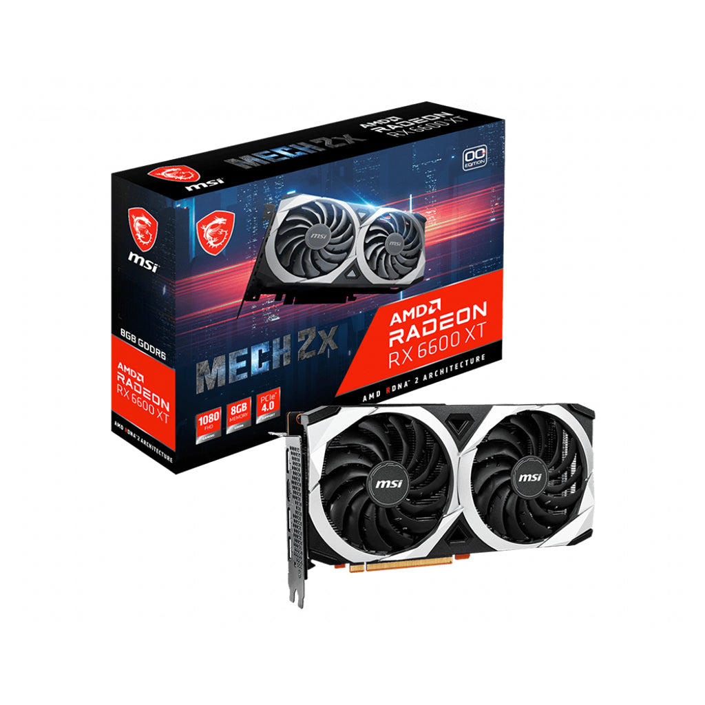 MSI Radeon RX 6600 XT MECH 2X 8G OC AMD 8 GB GDDR6