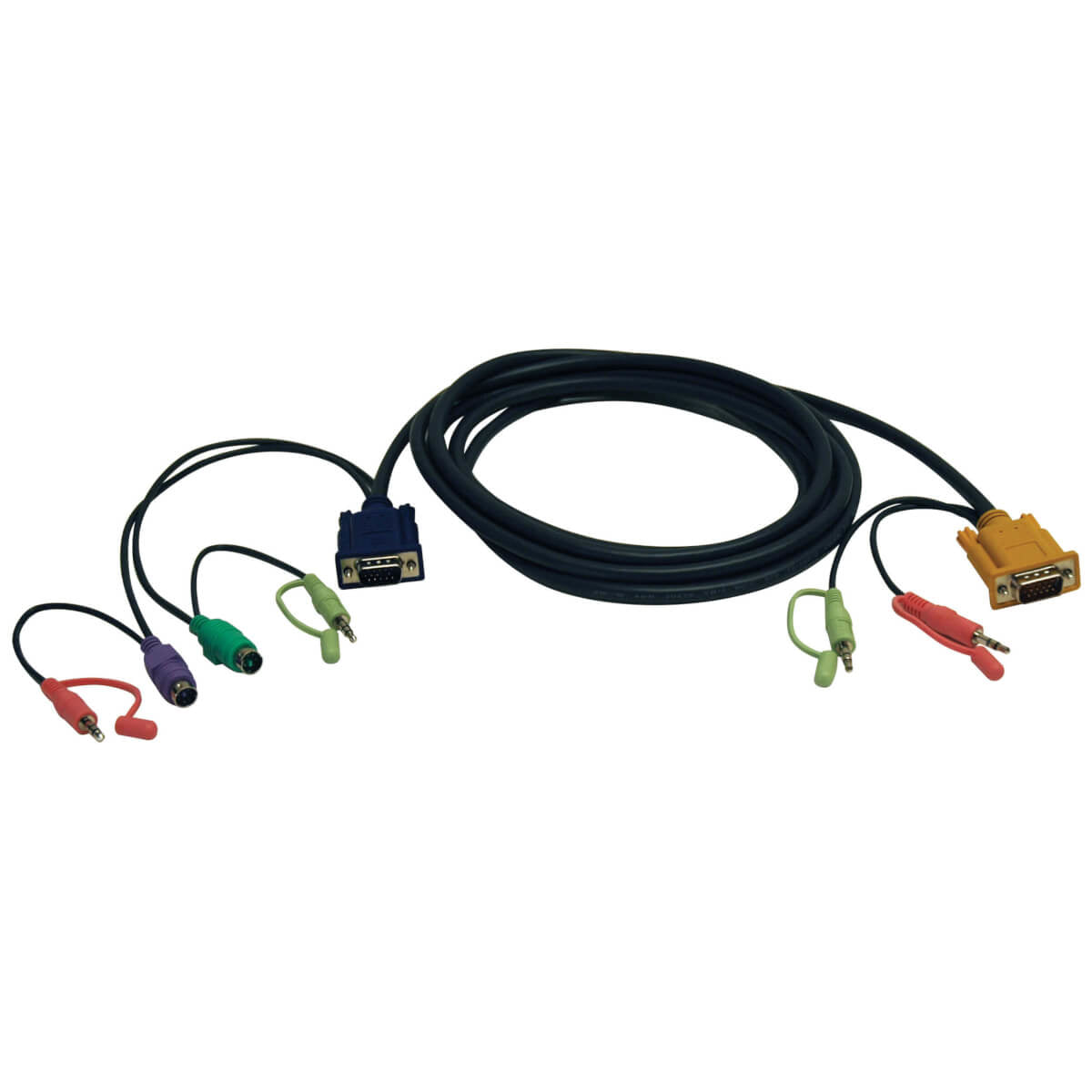 VGA/PS2/AUDIO COMBO CABLE KIT FOR B006-VUA4-K-R KVM SWITCH 10FT