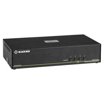 SECURE KVM SWITCH, NIAP 3.0 CERTIFIED - 4-PORT, DUAL-MONITOR, DVI-I, PS2, USB HI