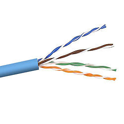 Belkin Cat. 5E Plenum UTP Bulk Cable - 500ft networking cable Blue 5905.5" (150 m)