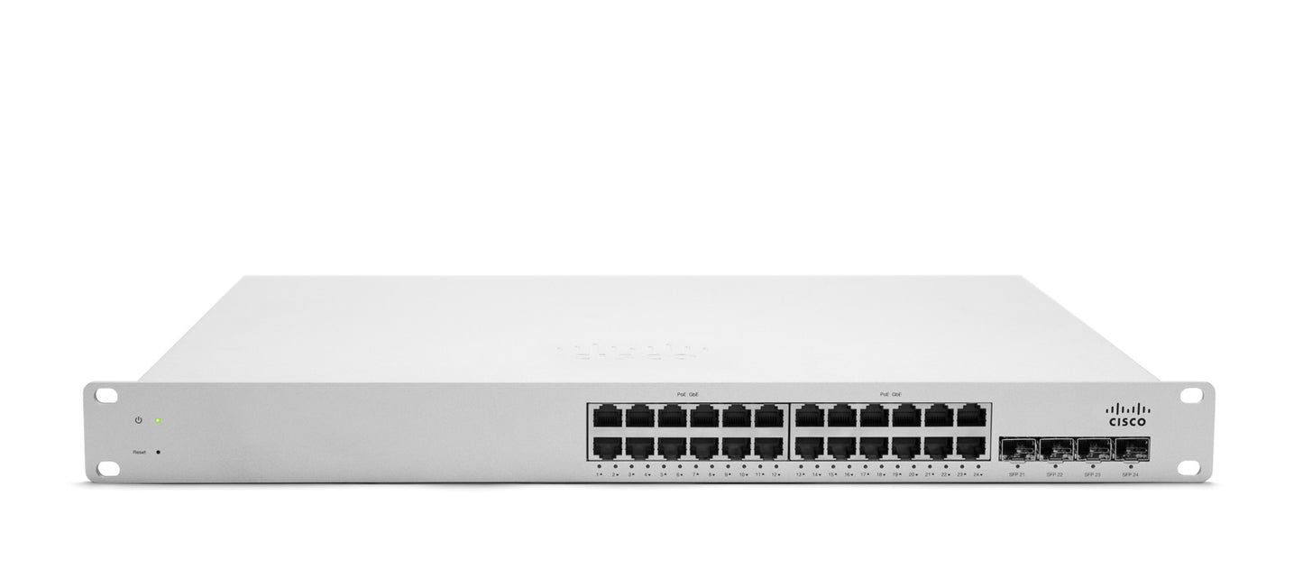 Cisco Meraki MS320-24P Managed L2 Gigabit Ethernet (10/100/1000) Power over Ethernet (PoE) White