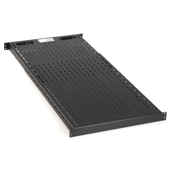 TELESCOPING IT RACKMOUNT VENTED SHELF - 1U, 19", 45.3D, 4-POINT MOUNTING, 150-LB