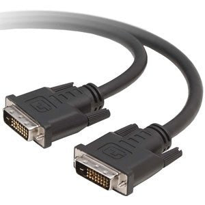 THIS SINGLE LINK VIDEO CABLE IS TERMINATED AT EACH END WITH A DVI-D MALE CONNECT