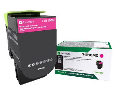 Lexmark Toner Cartridge 71B10M0 Original Magenta 1 pcs