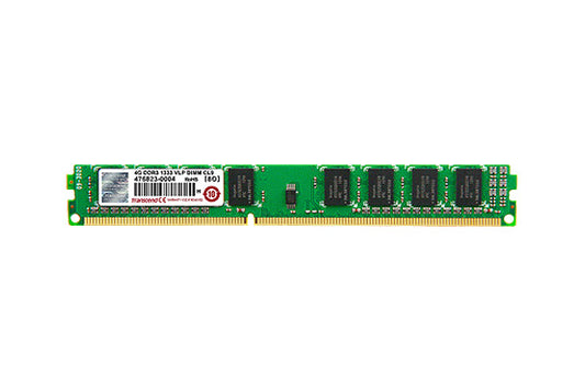 TS512MLK64V3NL - Transcend 4GB DDR3 1333 U-DIMM 2RX8 VLP