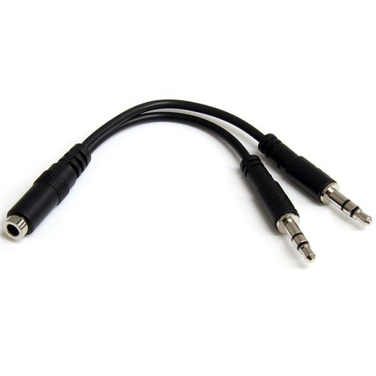 MUYHSFMM - StarTech.com CONNECT A 4-POSITION HEADSET WITH AUDIO AND MICROPHONE INPUT TO YOUR DESKTOP