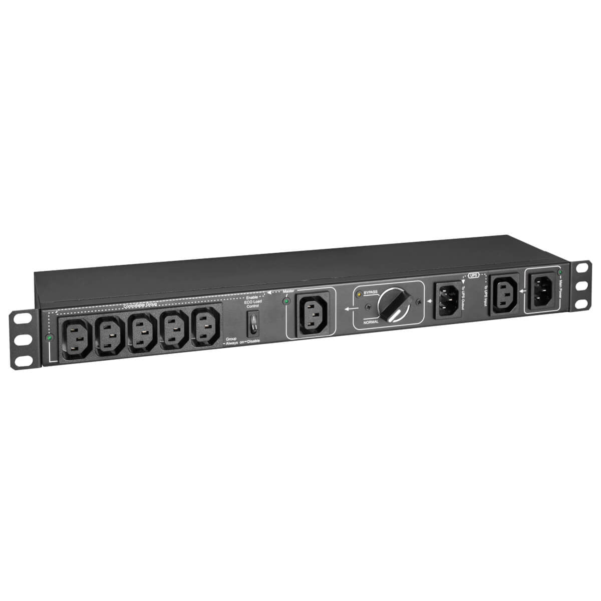 Tripp Lite PDUBHV101U power distribution unit (PDU) 6 AC outlet(s) 1U Black