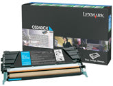 TONER CARTRIDGE - CYAN - 7000 PAGES - FOR LEXMARK C534N, C534DN, C534DTN