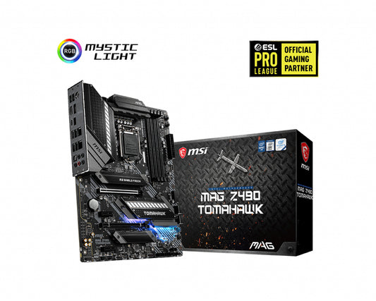 MSI MAG Z490 TOMAHAWK motherboard Intel Z490 LGA 1200 (Socket H5) ATX