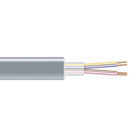 RS-232 BULK SERIAL CABLE - UNSHIELDED, PVC, 4-CONDUCTOR, 500-FT. (152.4-M), GSA,