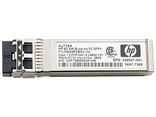 Hewlett Packard Enterprise B-series 10GbE Short Wave SFP+ Transceiver network transceiver module Fiber optic 10000 Mbit/s SFP+ 850 nm