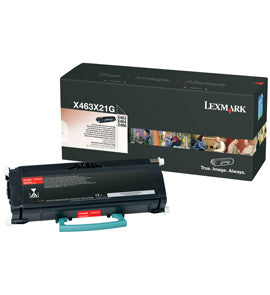 X463X21G Toner black, 15K pages @ 5% coverage