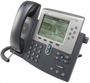 Cisco 7962G, Refurbished IP phone Black, Gray