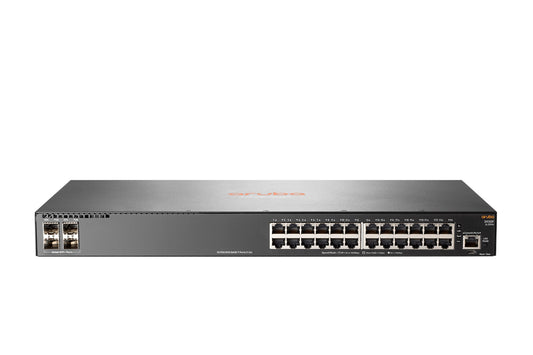 Hewlett Packard Enterprise Aruba 2930F 24G 4SFP Managed L3 Gigabit Ethernet (10/100/1000) 1U Gray