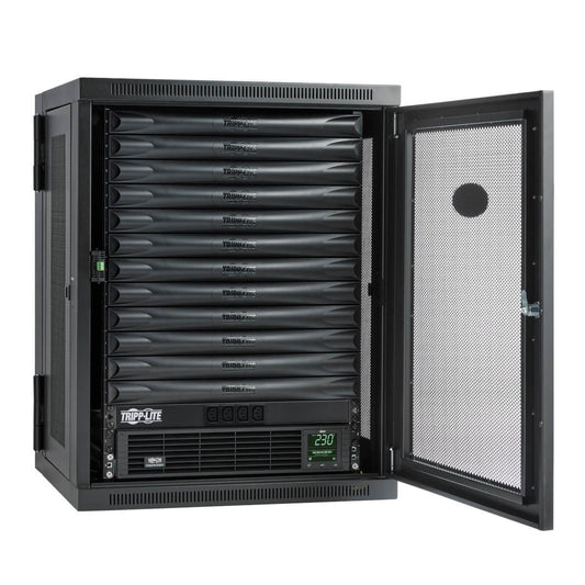 EDGEREADY MICRO DATA CENTER-12U, WALL-MOUNT, 1.5 KVA UPS, NETWORK MANAGEMENT AND