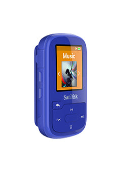 SANDISK MP3 PLAYER, SDMX28-016G-G46B, CLIP SPORT PLUS, BLUE, GLOBALCLIP SPORT PL