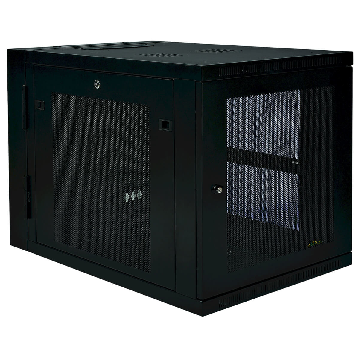 12U WALL MOUNT RACK ENCLOSURE SERVER CABINET HINGED 33 INCH EXTENDED DEPTH