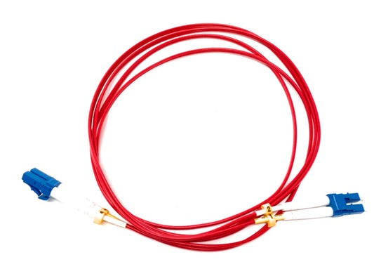 C2G 2m LC/LC Plenum-Rated 9/125 Duplex Single-Mode Fiber Patch Cable fiber optic cable 78.7" (2 m) Red