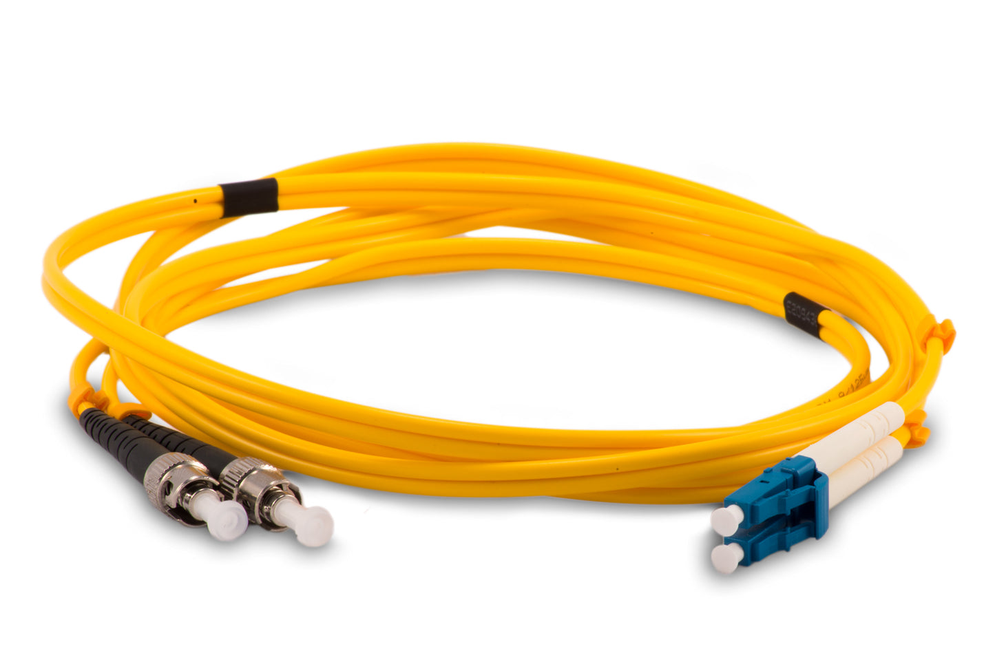 C2G 2m LC/ST Plenum-Rated 9/125 Duplex Single-Mode Fiber Patch Cable - Blue fiber optic cable 78.7" (2 m)