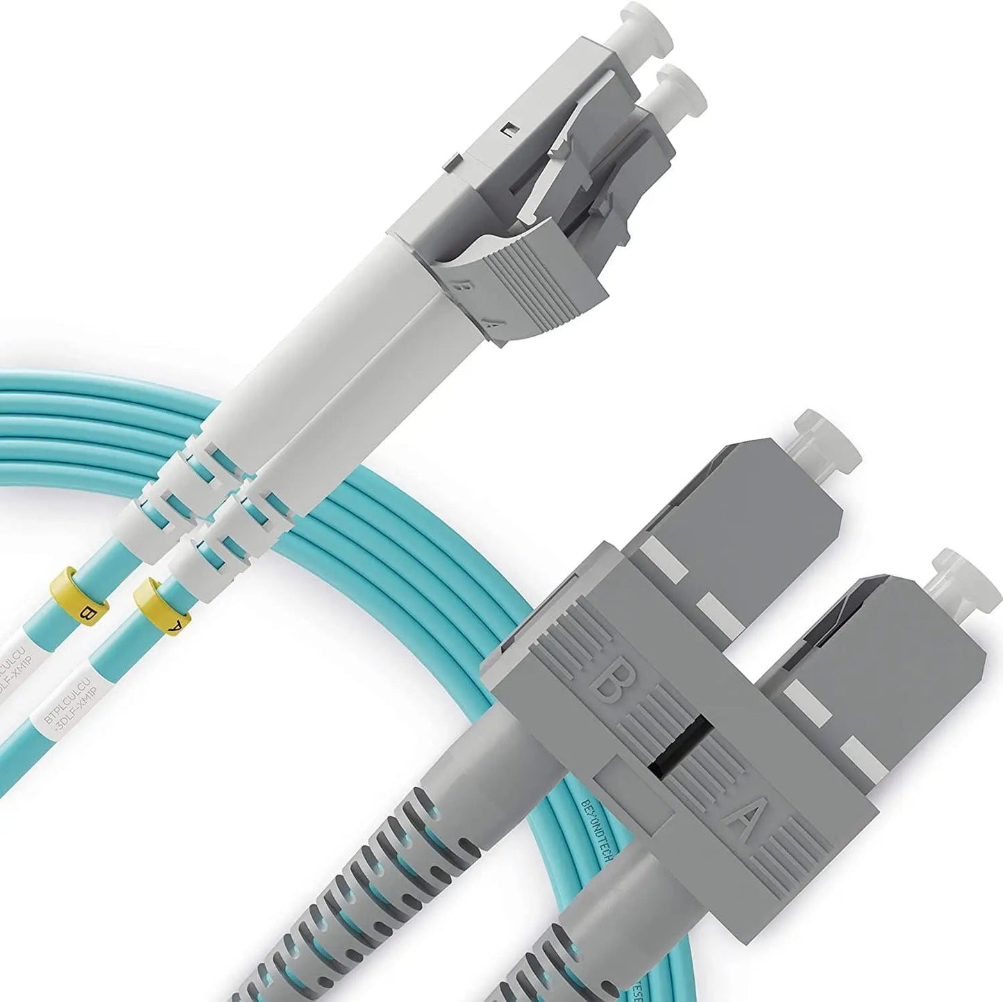 C2G 2m 10Gb LC/SC LSZH Duplex 50/125 fiber optic cable 78.7" (2 m)