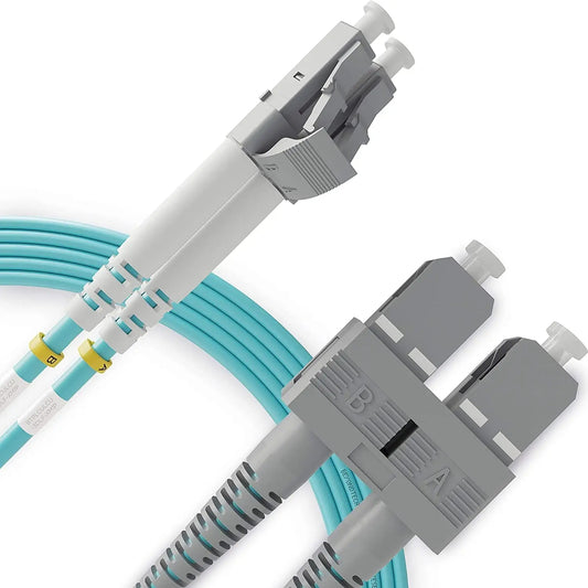 C2G 2m 10Gb LC/SC LSZH Duplex 50/125 fiber optic cable 78.7" (2 m)