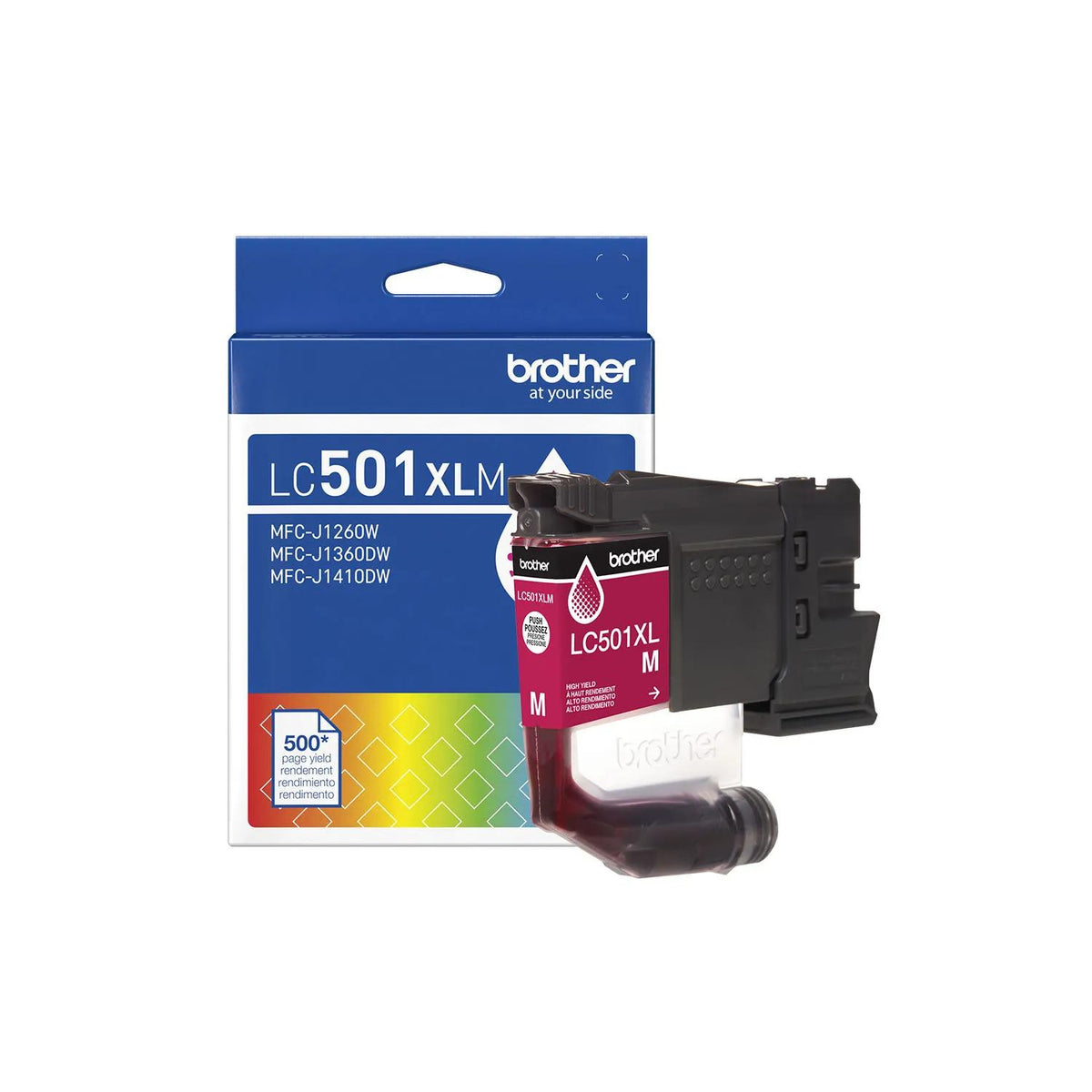 LC501XLM - Brother High Yield Magenta Ink Cartridge