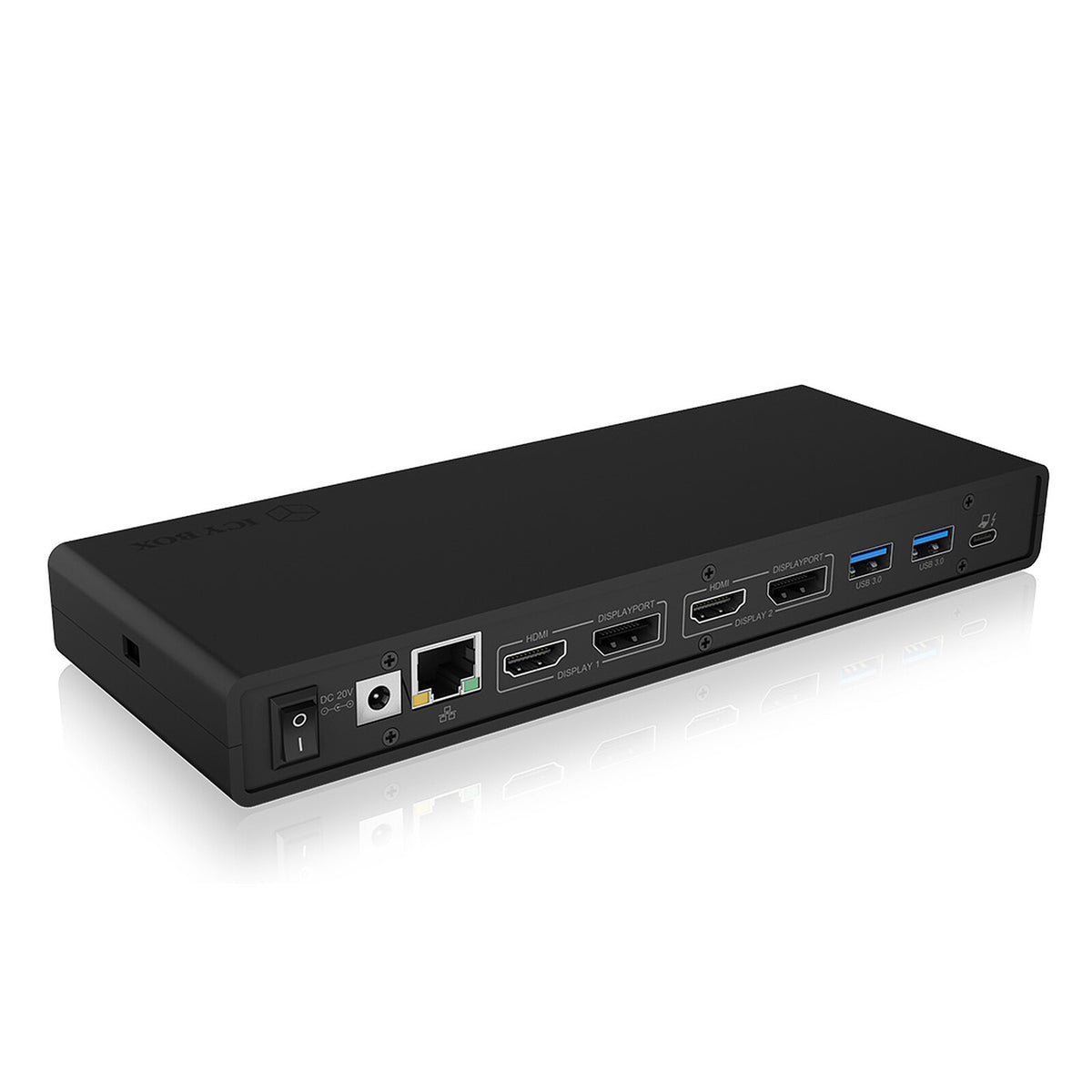 IB-DK2245AC - Raidsonic 13-in-1 USB-A/USB-C Docking Station