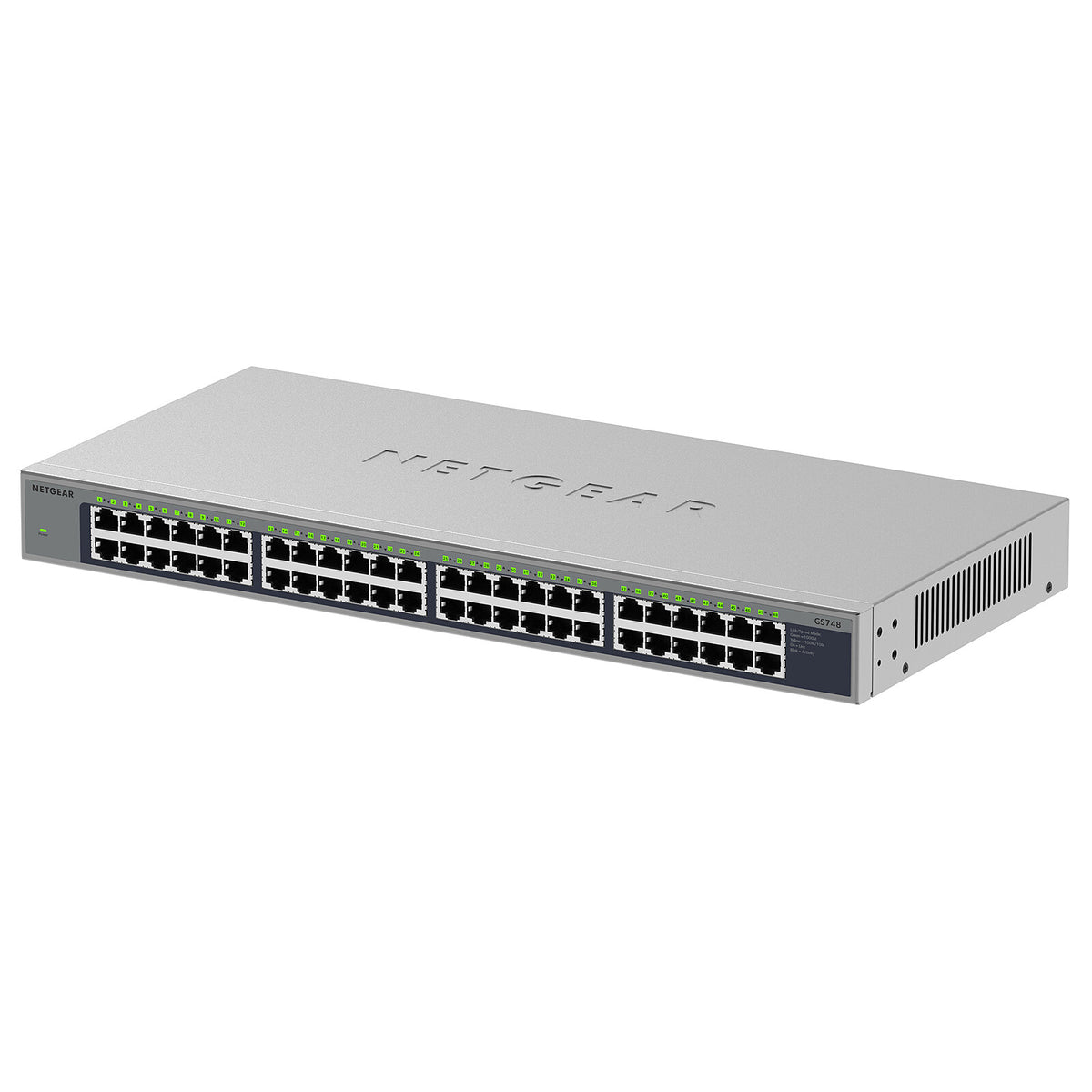 GS748-100EUS - Netgear 48-Port Gigabit Ethernet Unmanaged Switch