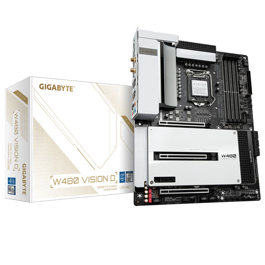 Gigabyte W480 VISION D motherboard Intel W480 Express LGA 1200 ATX