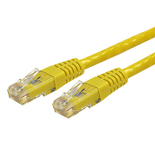 C6PATCH50YL - StarTech.com 50FT YELLOW CAT6 ETHERNET CABLE DELIVERS MULTI GIGABIT 1/2.5/5GBPS & 10GBPS UP T