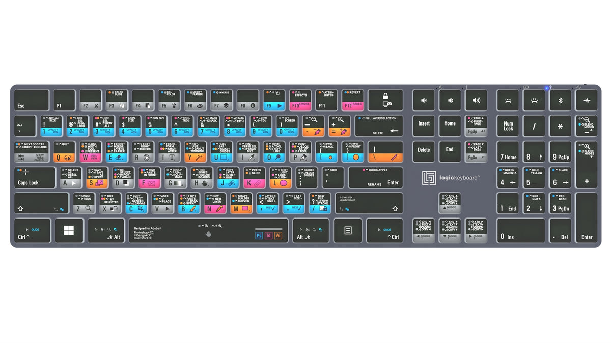LKB-AGDA-A2M-FR - LogicKeyboard Adobe Graphic Designer French AZERTY Shortcut Keyboard