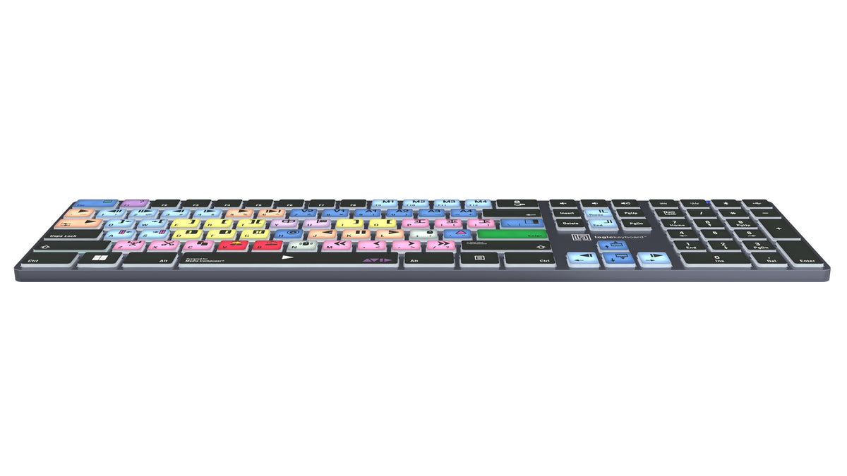 LKB-MCOM4-TPC-DE - LogicKeyboard Avid Media Composer German TITAN PC Shortcut Keyboard