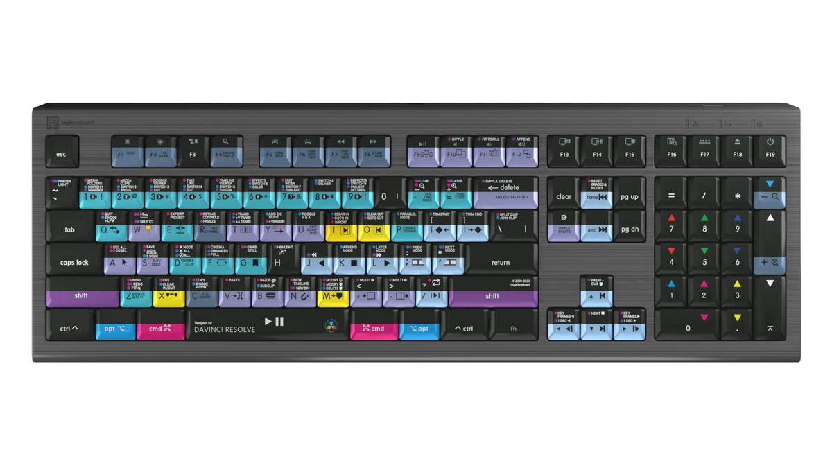 LKB-RESB-A2M-DE - LogicKeyboard DaVinci Resolve German Apple Magic Keyboard