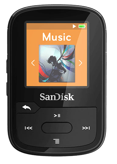 SANDISK MP3 PLAYER, SDMX28-016G-G46K, CLIP SPORT PLUS, BLACK, GLOBALCLIP SPORT P