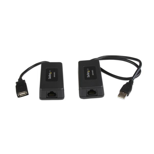 StarTech.com USB110EXT2 network extender Network transmitter & receiver Black