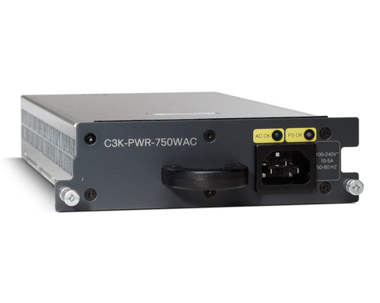 Cisco C3K-PWR-750WAC, Refurbished network switch component Power supply